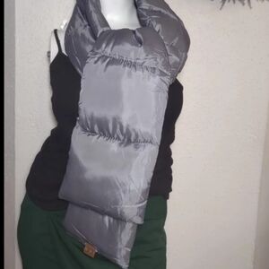 C.C Silver Puffer Scarf